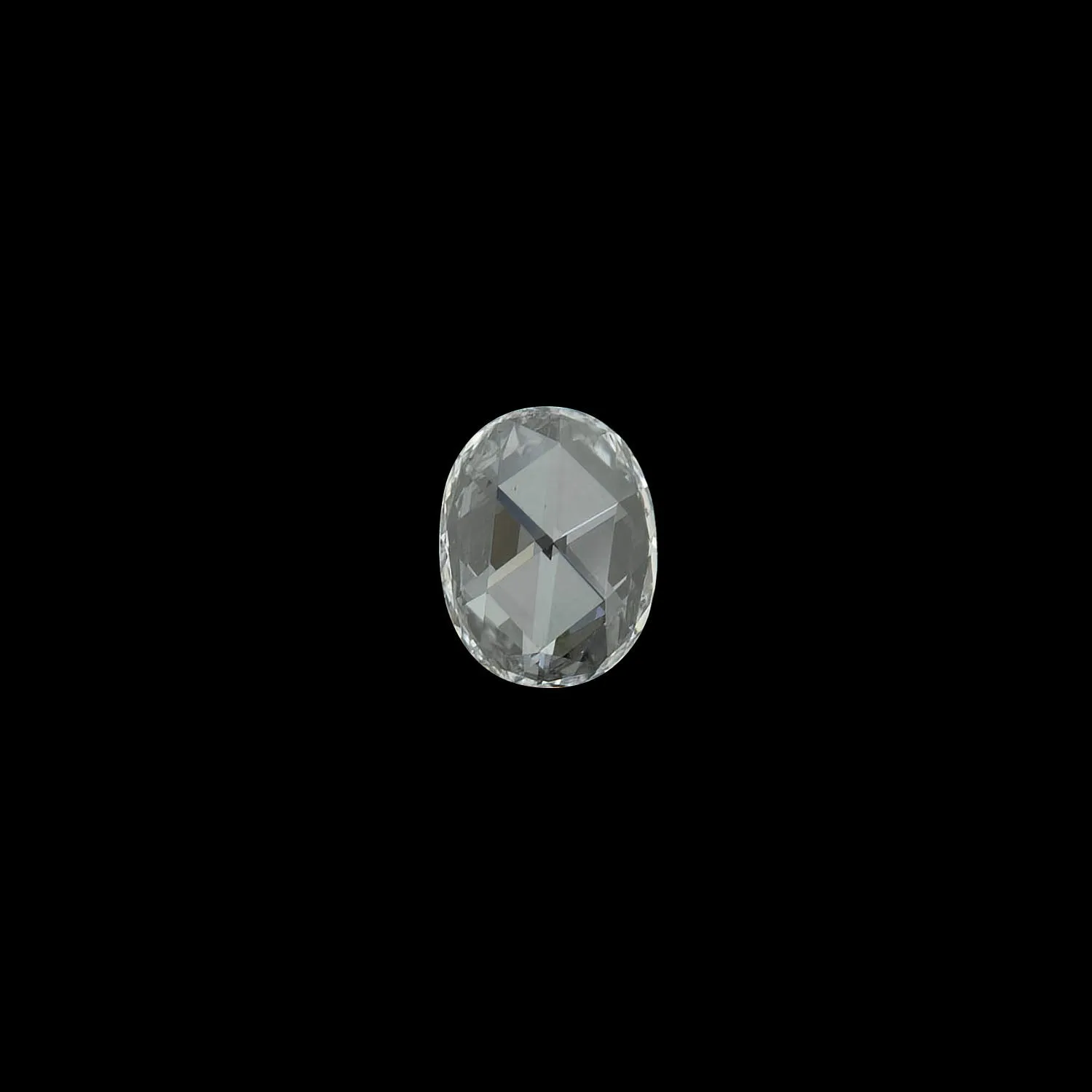 0.32ct Oval White Rose Cut Diamond D096