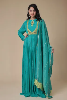 Anarkali Georgette with Embroidery