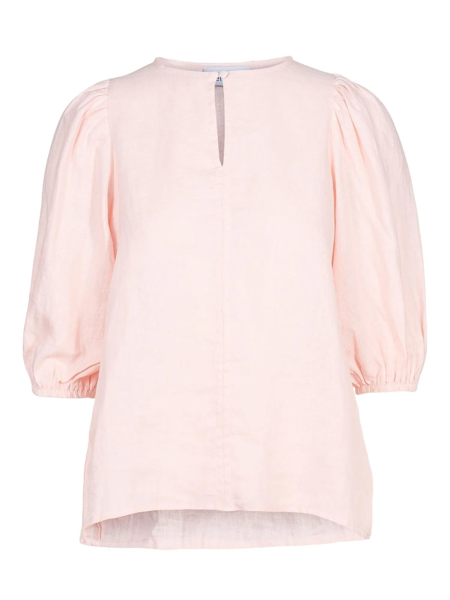 Anna Linen Top Dusty Pink