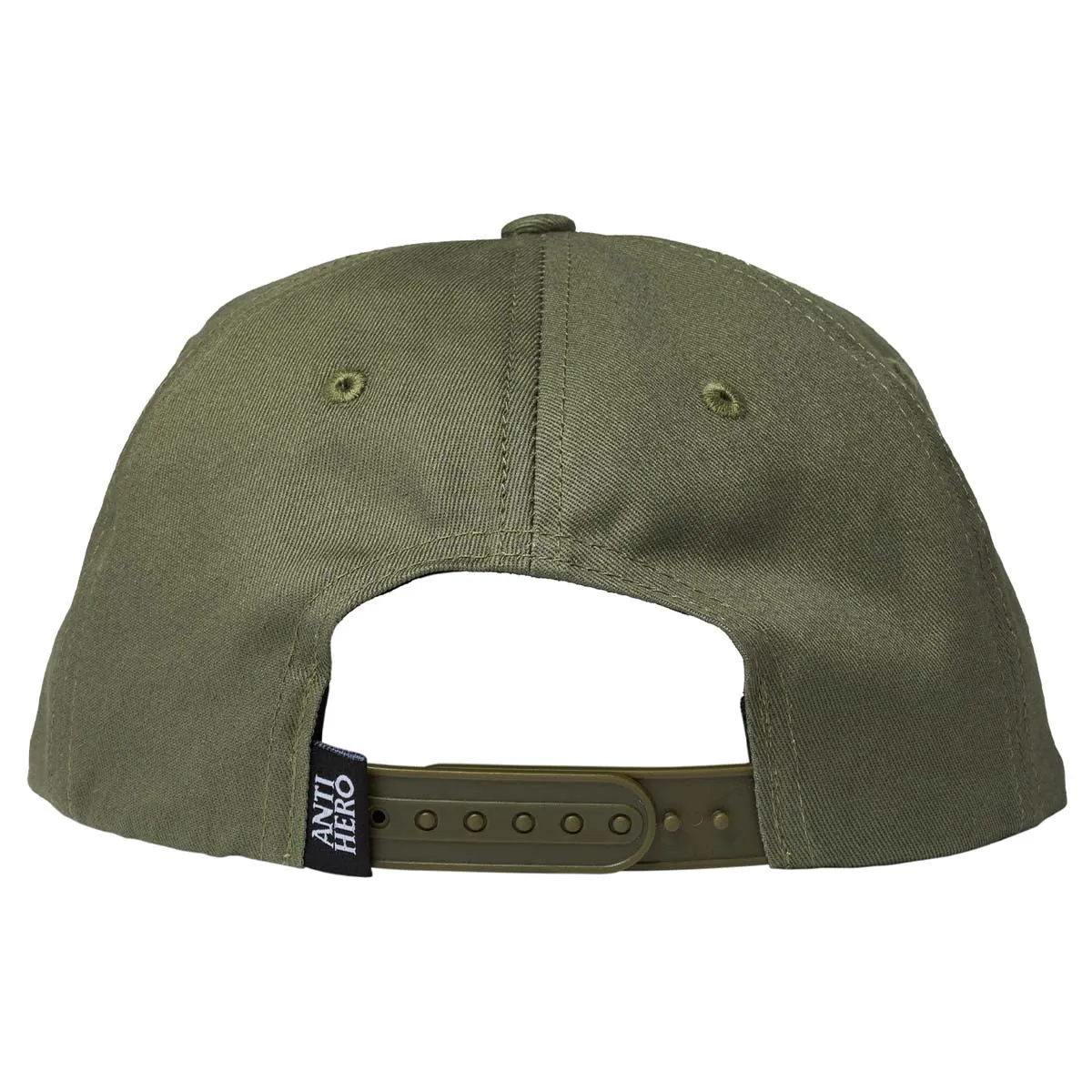 Anti Hero - Basic Pigeon Round Snapback Sage/Yellow