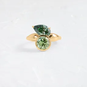 Augment Ring with Pear Diamond