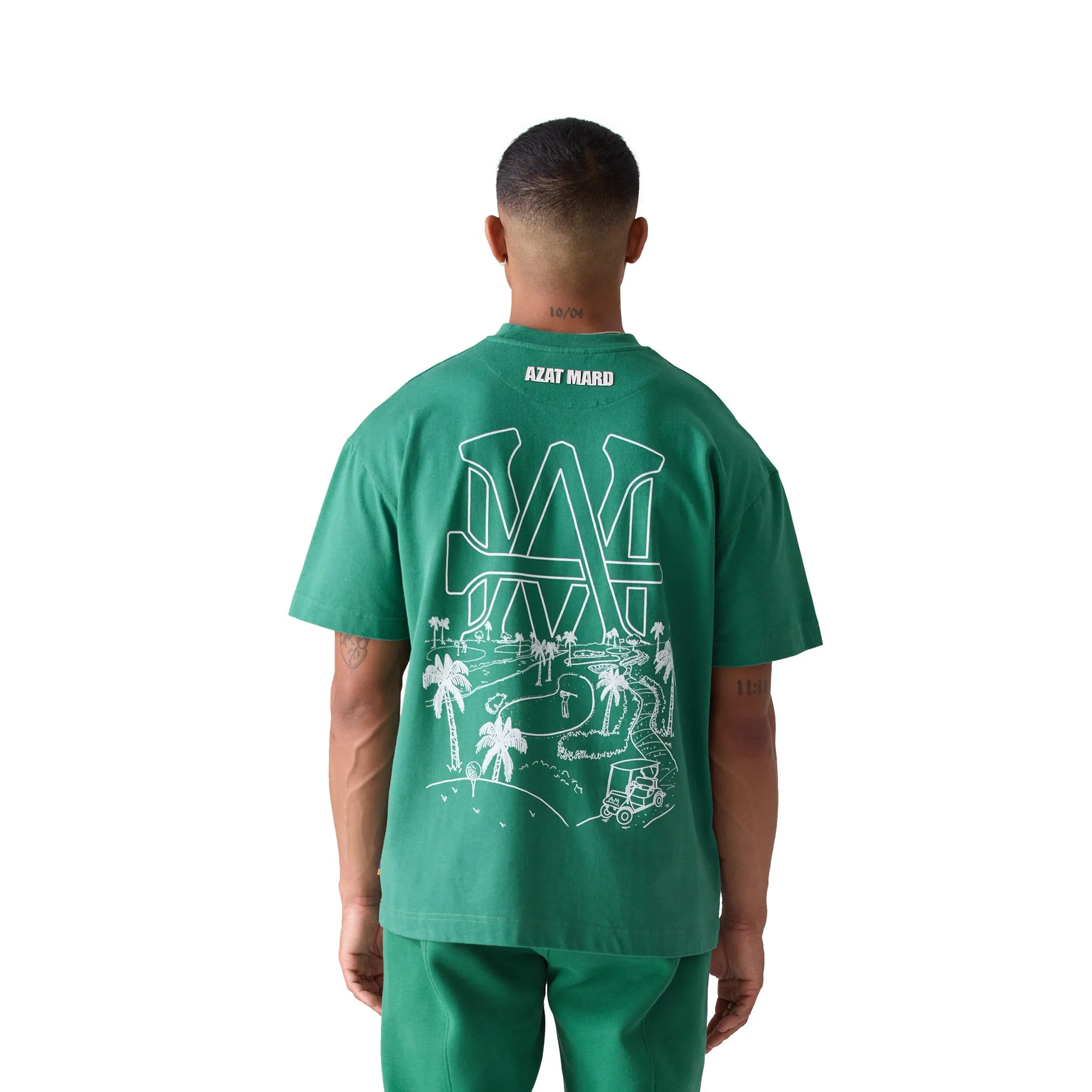 Azat Mard Country Club T Shirt Green