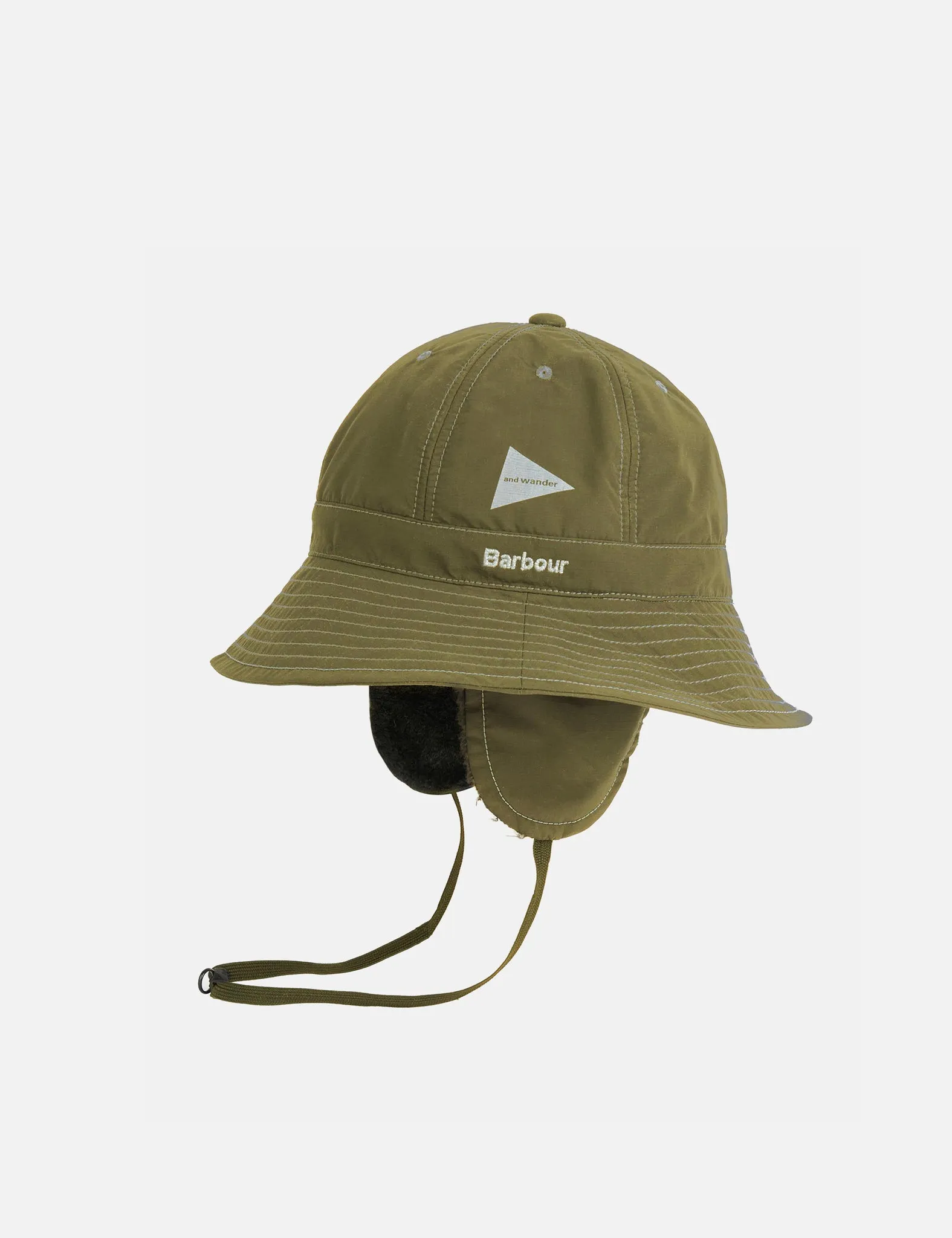 Barbour x And Wander Bucket Hat - Khaki