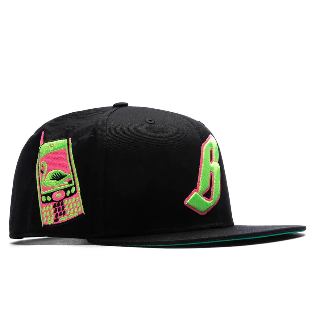 BB Flying B Snapback Hat - Black