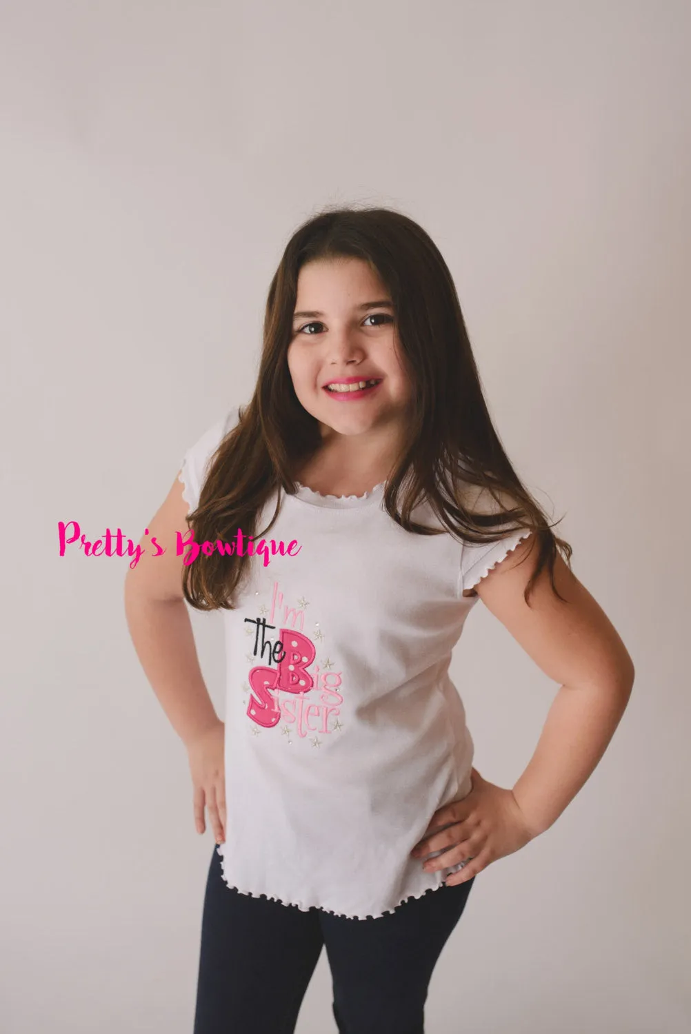 Big sister shirt -- I'm the big sister girls t shirt-  Big sister announcement shirt -- I'm THE big sister shirt or body suit