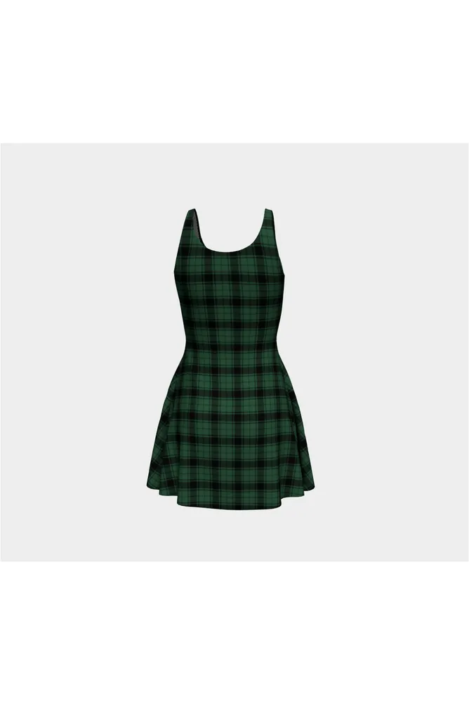 Comfy Plaid Flare Dress