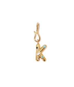 Confetti Letter “K” Mood Charm