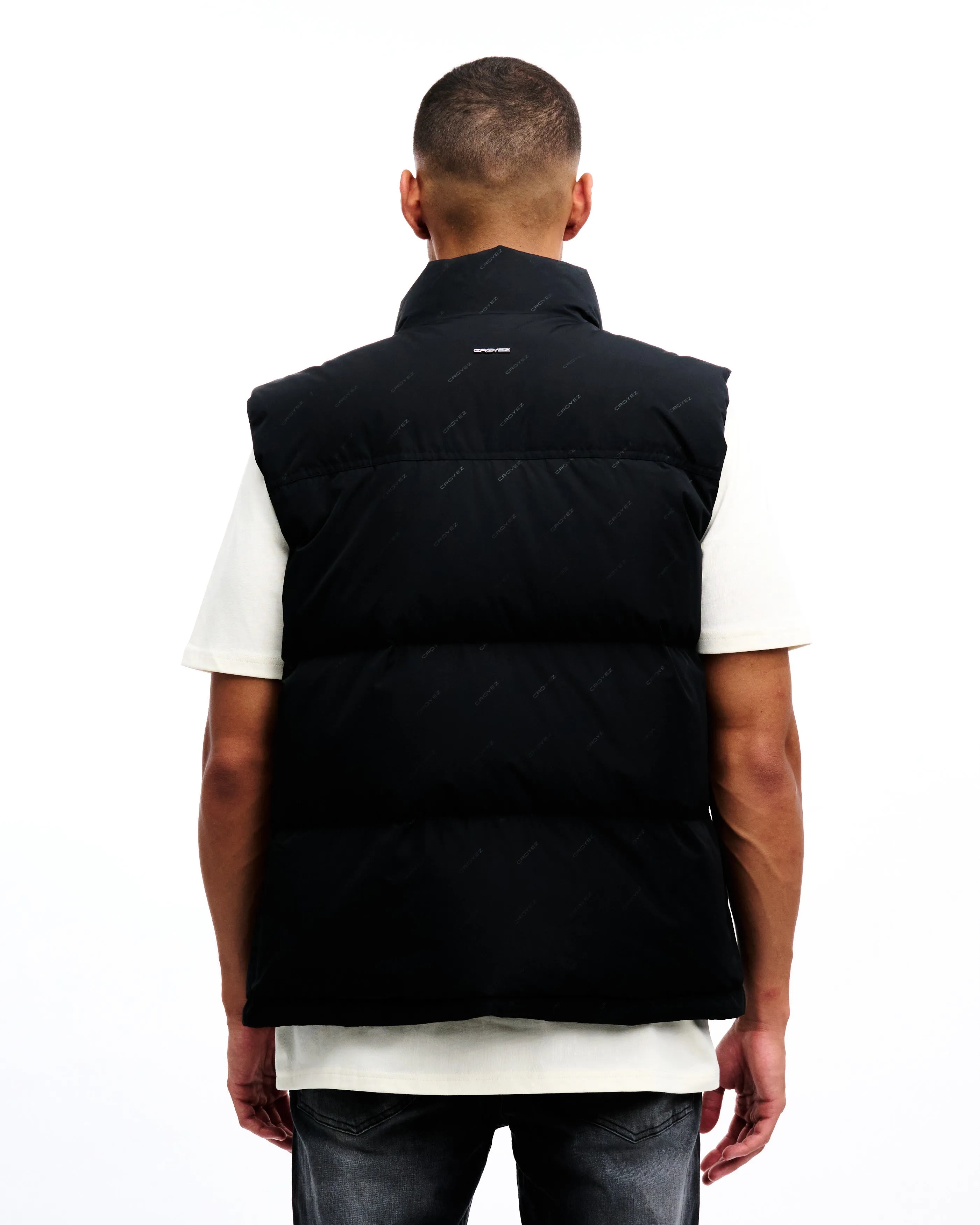 CROYEZ ALLOVER BODYWARMER - BLACK