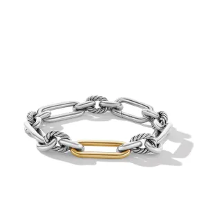 David Yurman Lexington Chain Bracelet with 18k Yellow Gold 9.8MM