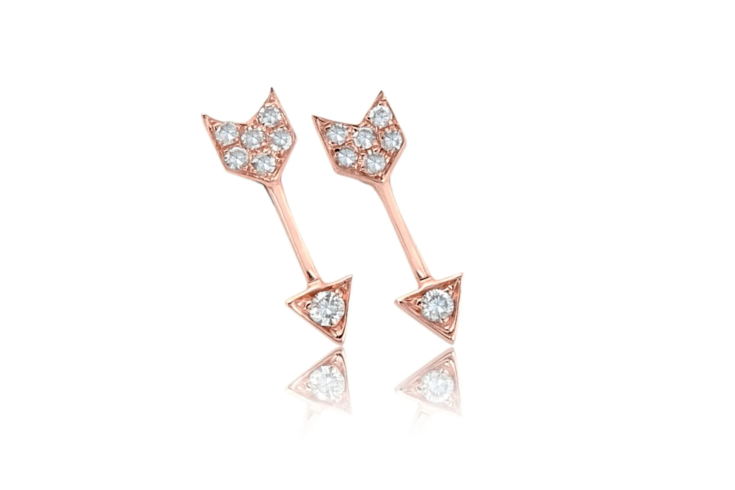 Diamond Mini Arrow Stud