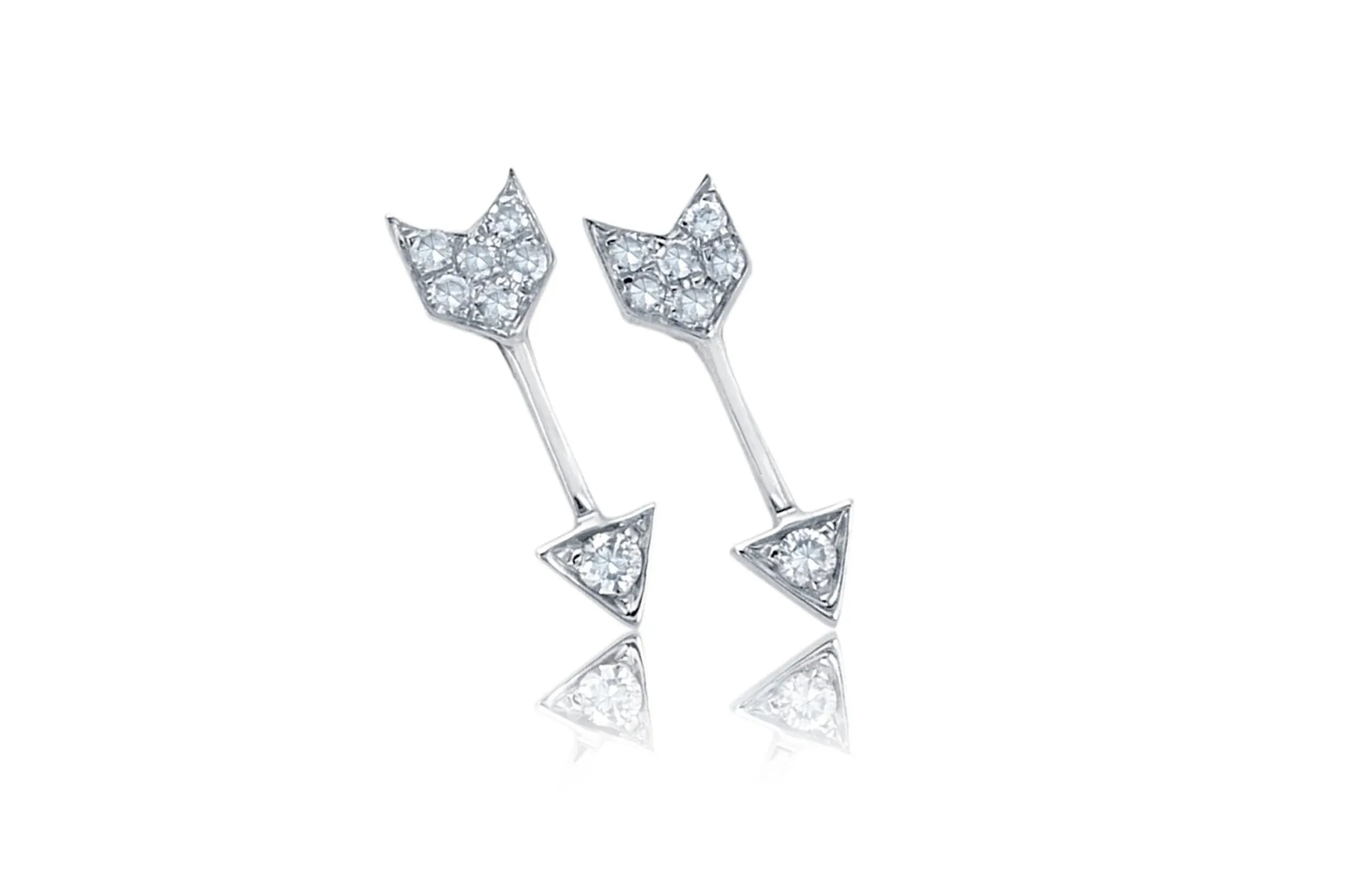 Diamond Mini Arrow Stud