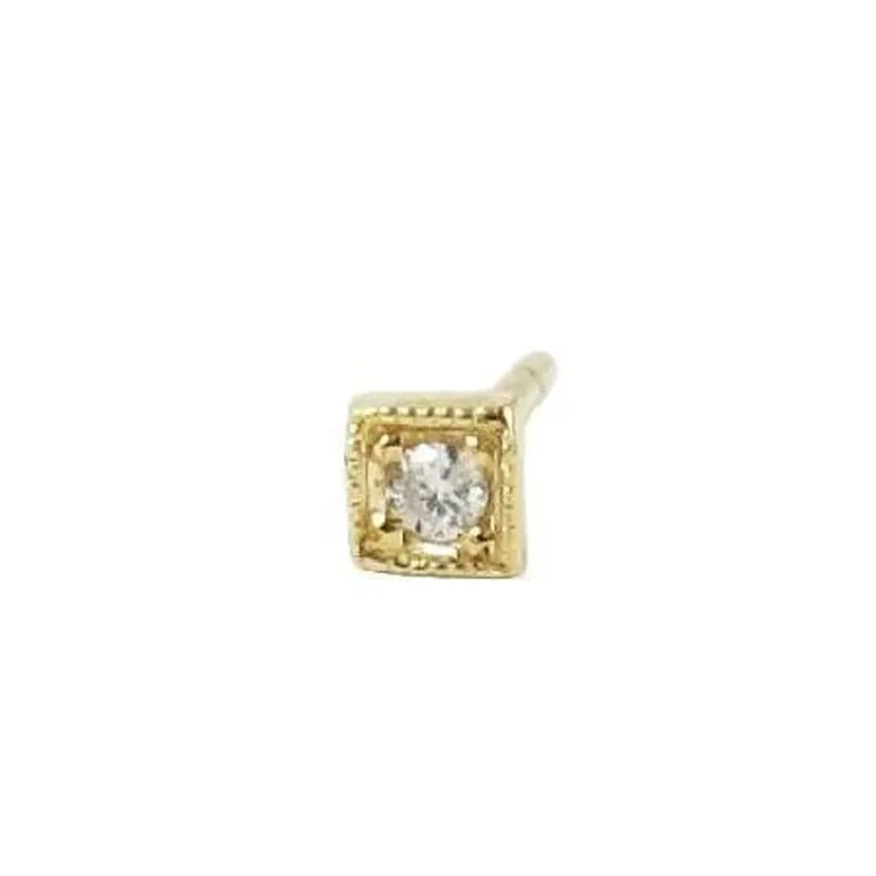 Diamond Square (Single), Yellow Gold