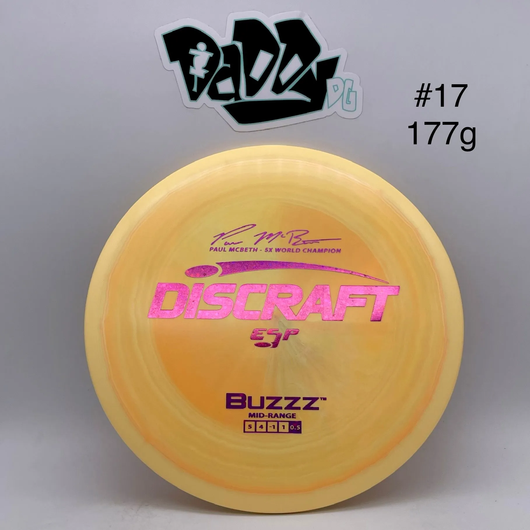 Discraft ESP Buzzz Paul McBeth Signature Series Midrange