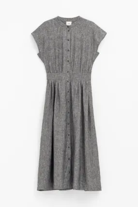 Elk The Label - Vlek Dress - Charcoal Two Tone