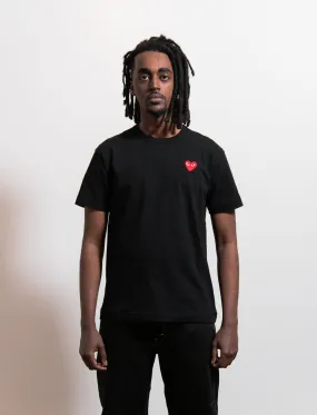 Emblem Tee Black/Red T108