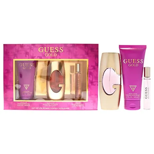 Guess Gold 3pc Gift Set Eau de parfum  2.5 oz  75 ml Women