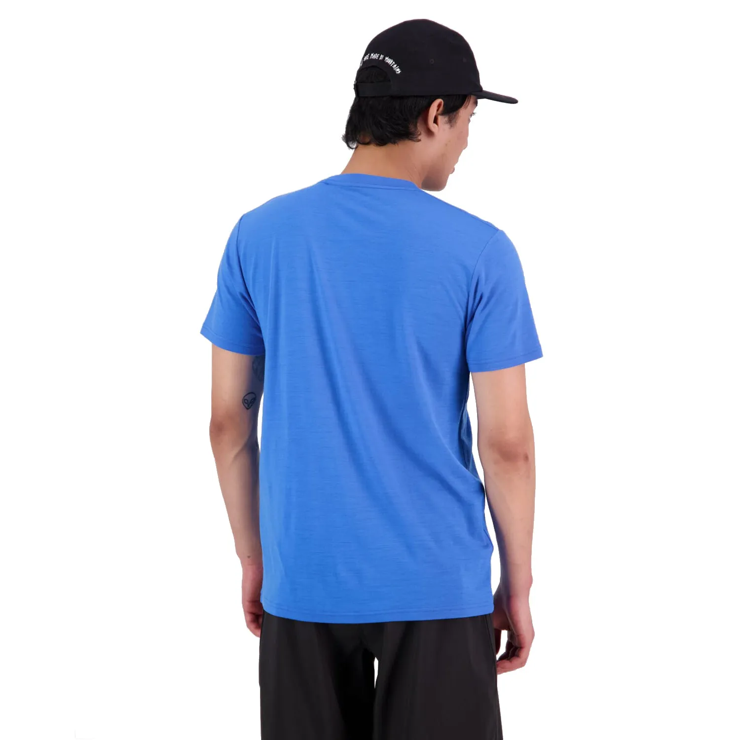 ICON MERINO TEE POP BLUE