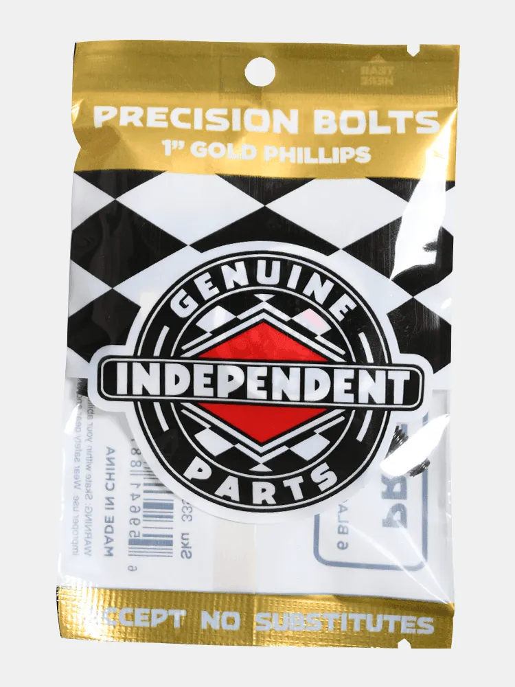 Independent Precision Bolts 1 Gold Phillips - Black / Gold