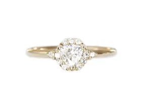 Isobel Halo Diamond Ring