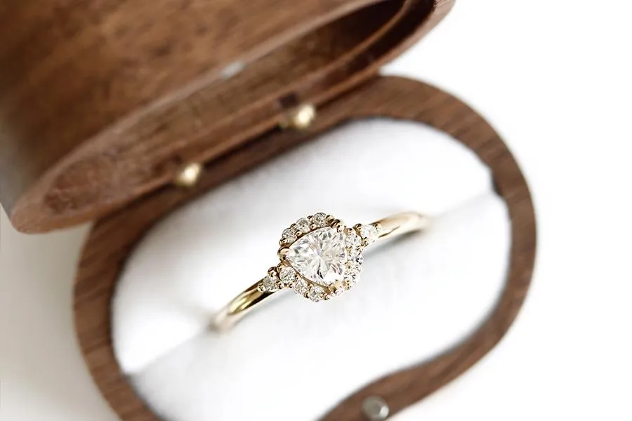 Isobel Halo Diamond Ring