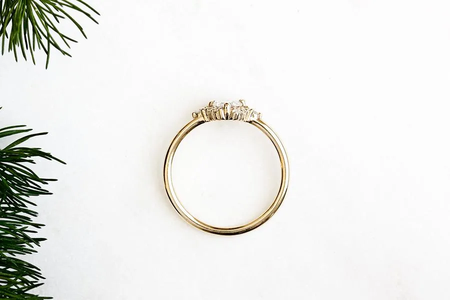 Isobel Halo Diamond Ring