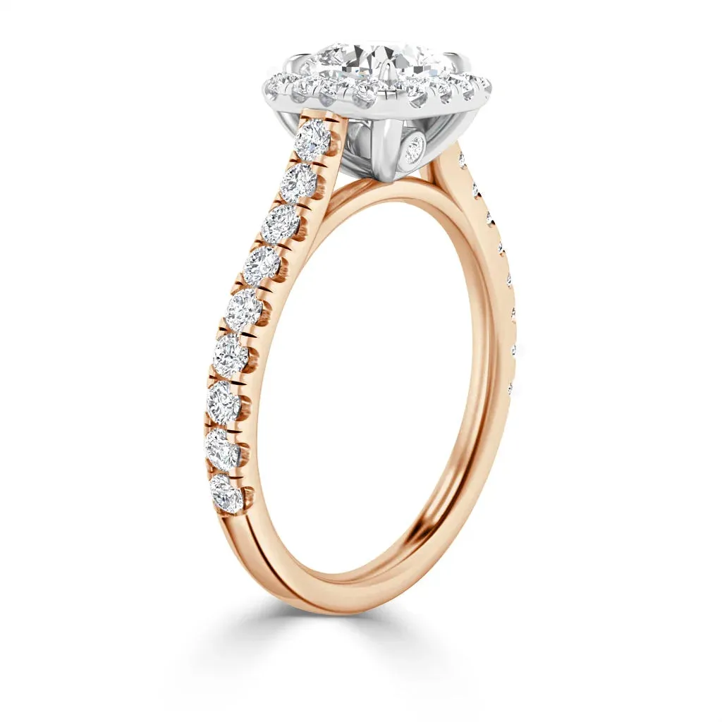 Jasmine - 18ct Rose Gold - Cushion