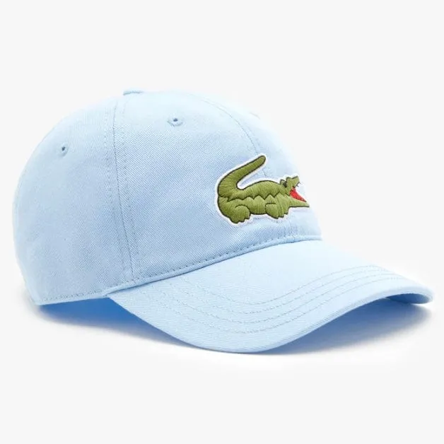 Lacoste Unisex Adjustable Organic Cotton Twill Cap (Light Blue) RK9871-51