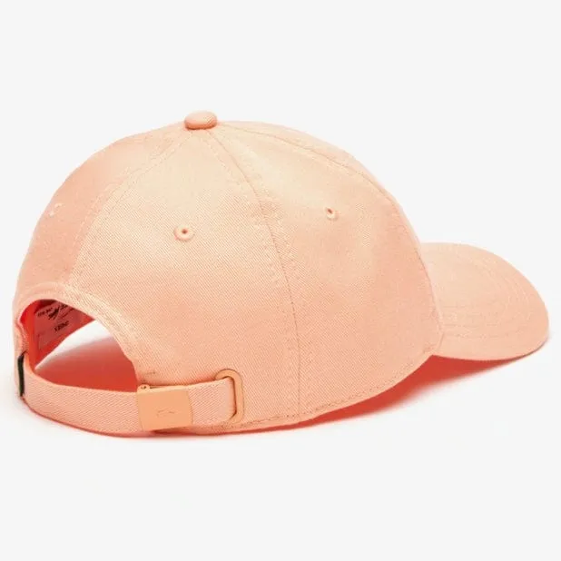 Lacoste Unisex Adjustable Organic Cotton Twill Cap (Light Orange) RK9871-51