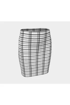 Lattice Fitted Skirt