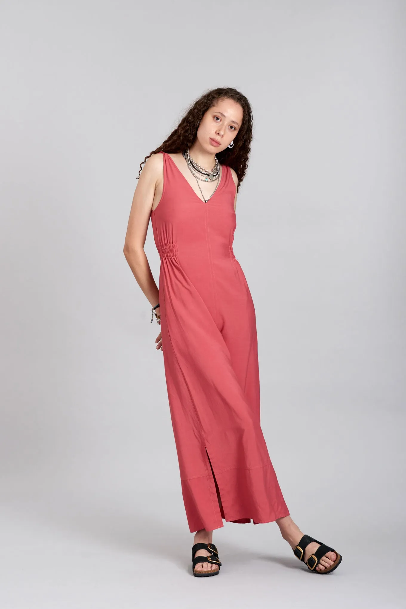 MARNIE - Rayon Dress Pink