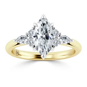 Maya - 18ct Yellow Gold - Marquise