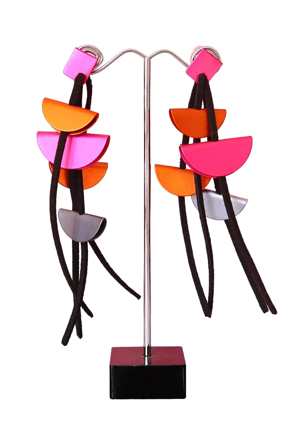 MONICA KREXA TAQUINHOS EARRING PINK/ORANGE