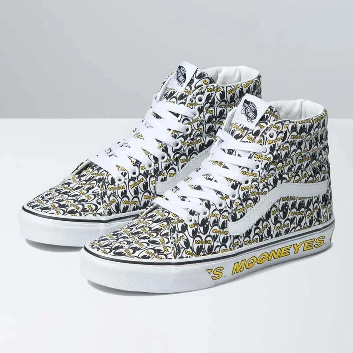   Mooneyes SK8-Hi 'White Yellow'