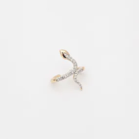 Pavé Snake Ear Cuff