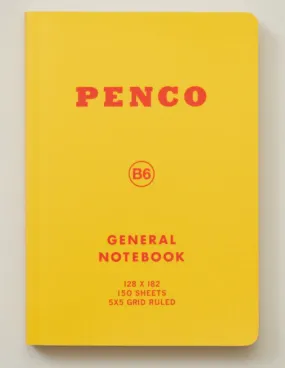 Penco: Yellow General Notebook B6