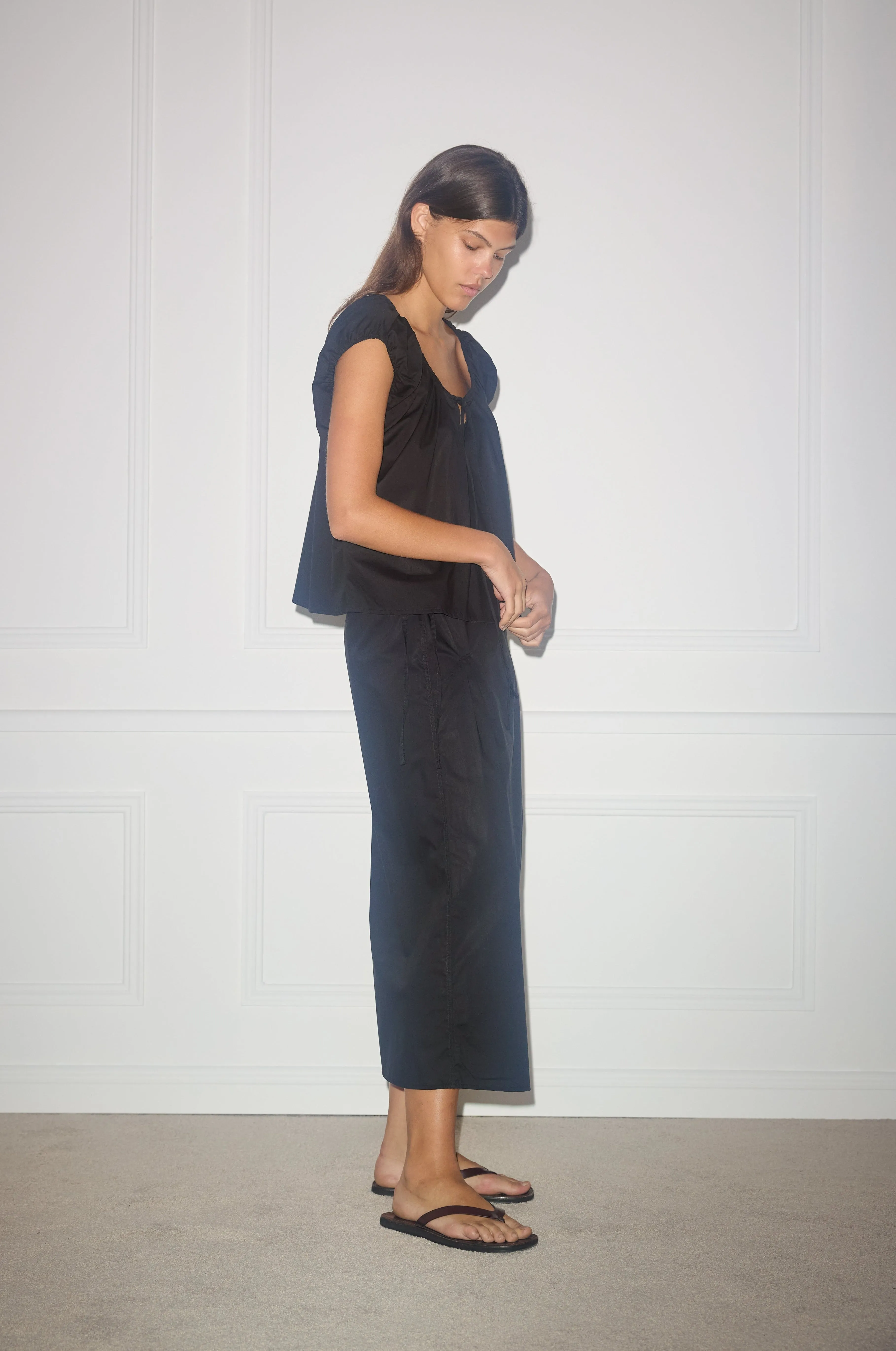 Pintuck Skirt - Black