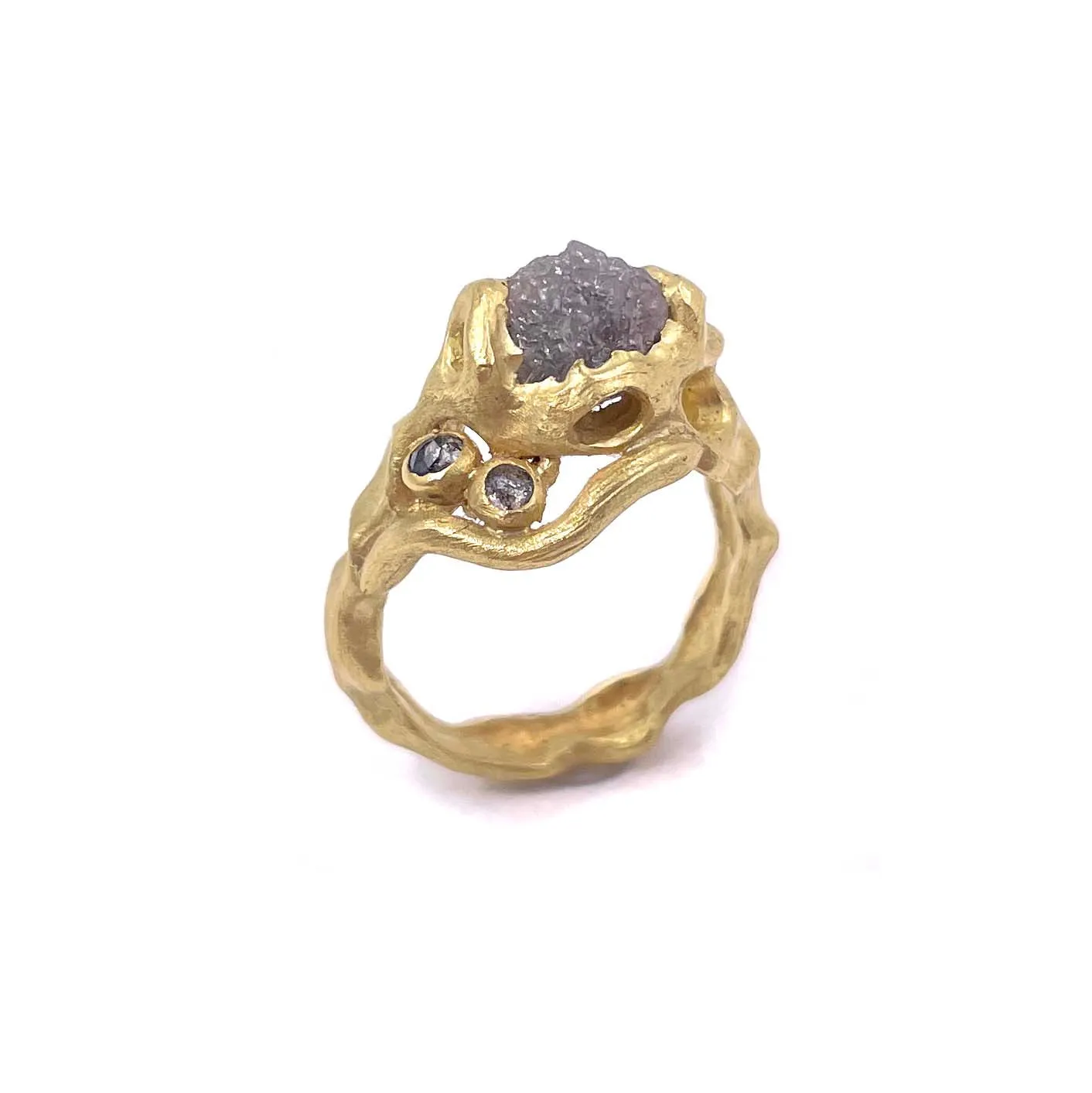 Rough Diamond Ring