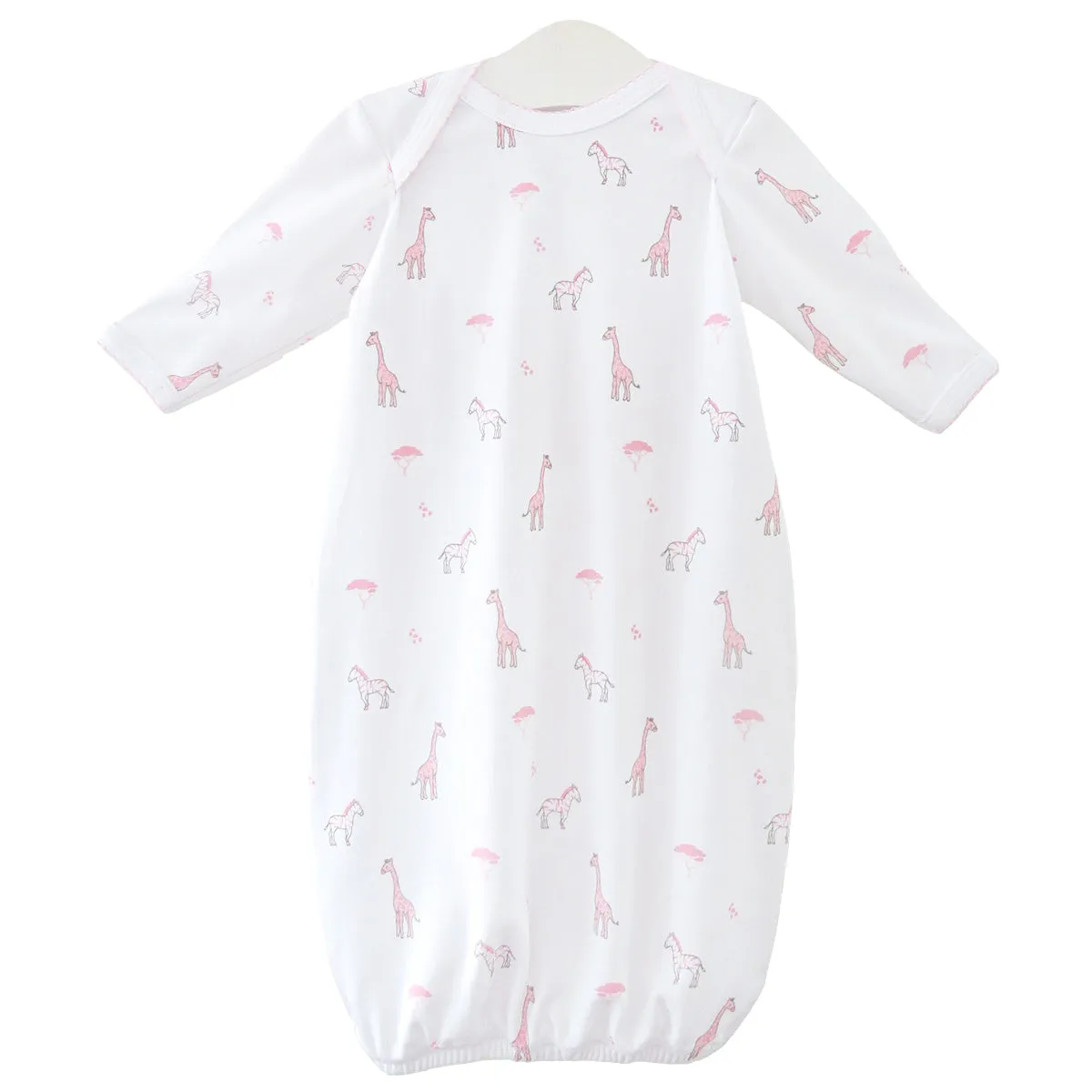 Safari Pink Animals One Piece | Baby Girl