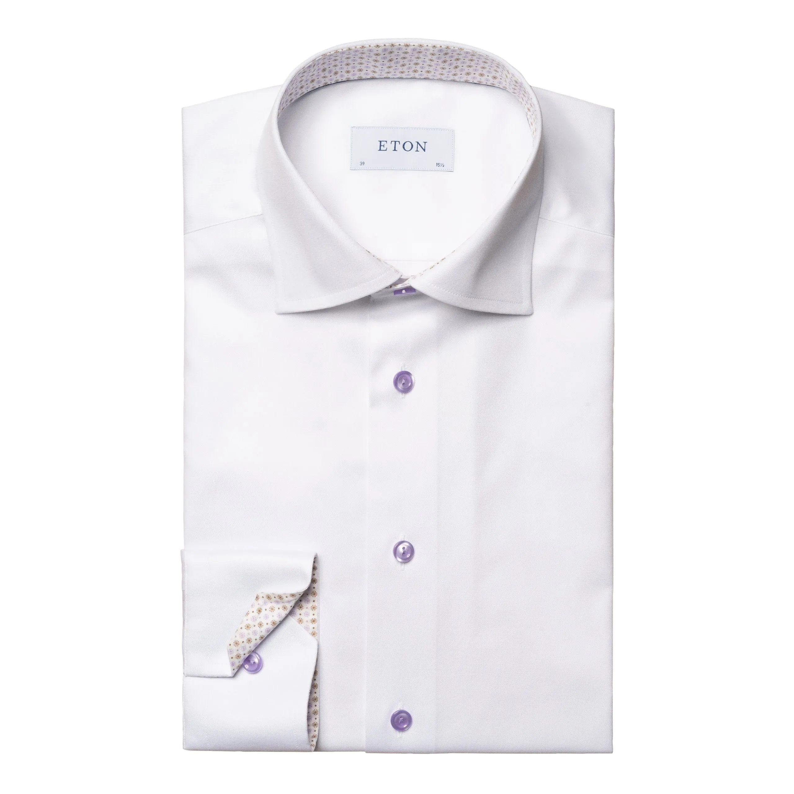 Slim Fit - Micro Floral Detail Signature Twill Shirt