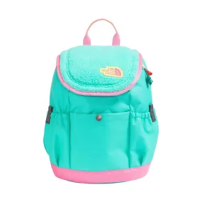 The North Face Youth Mini Explorer Backpack - Geyser Aqua/Gamma Pink/Lemon Yellow