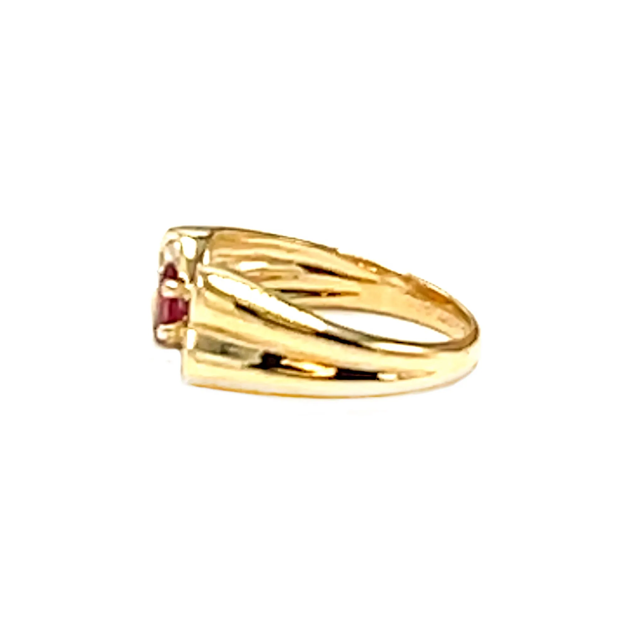 Van Cleef & Arpels Ruby Diamond Butterfly Ring